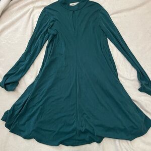 The Impeccable Pig Teal A-Line Dress
